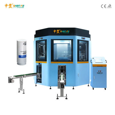 स्वचालित प्लास्टिक की बोतलें स्क्रीन प्रिंटिंग मशीन 60pcs/min 35KW
